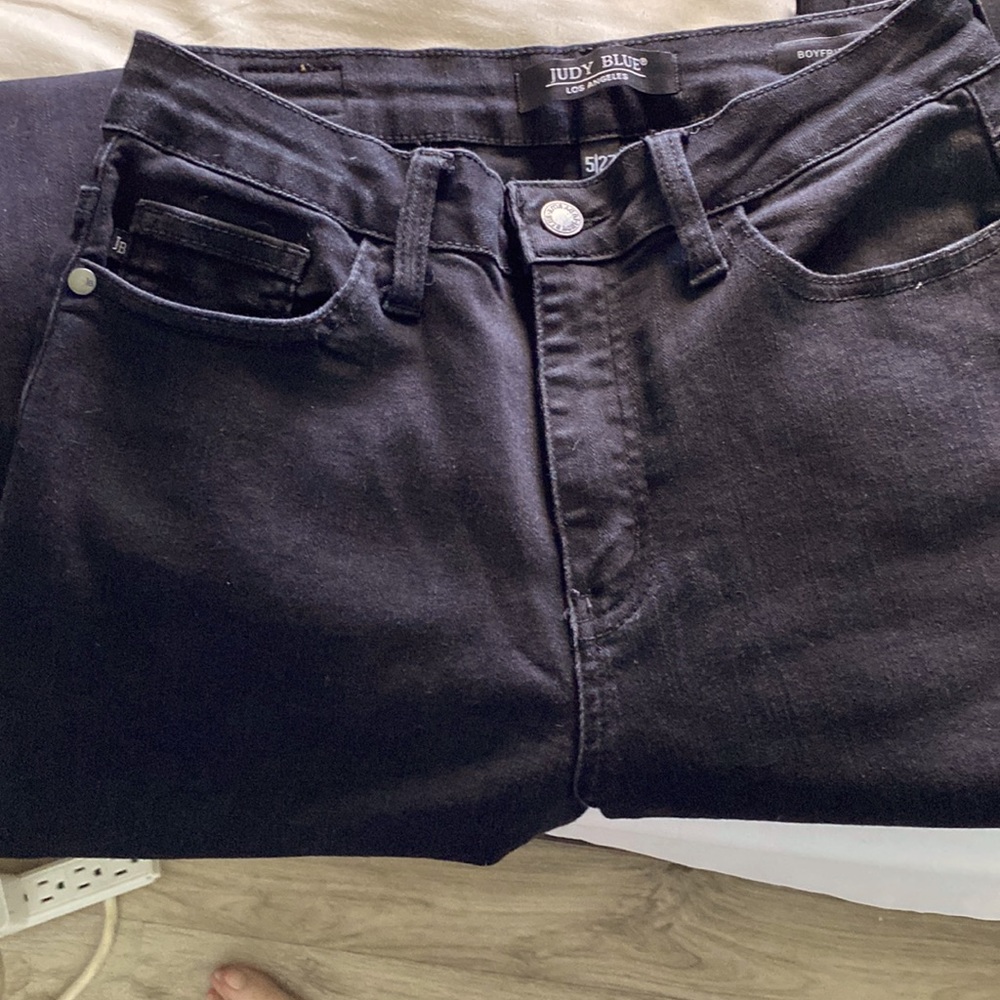 Judy Blue Boyfriend Fit Black Jeans